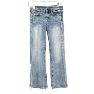 Blank NYC Jeans Womens 25 Blue Boot Cut Low Rise Whiskering Cotton‎ Stretch